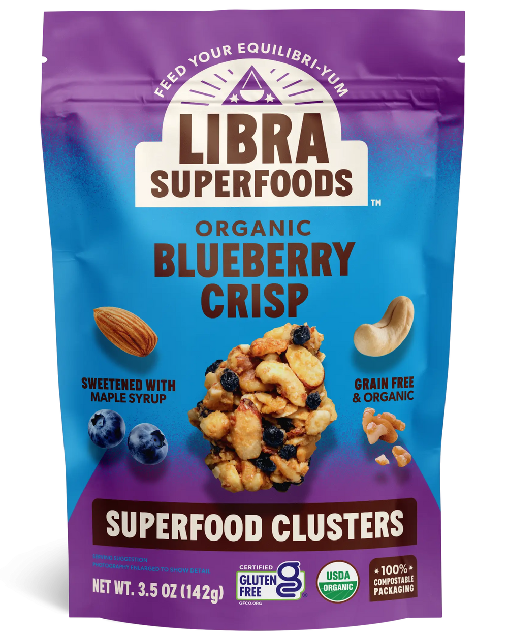 Organic Blueberry Crisp