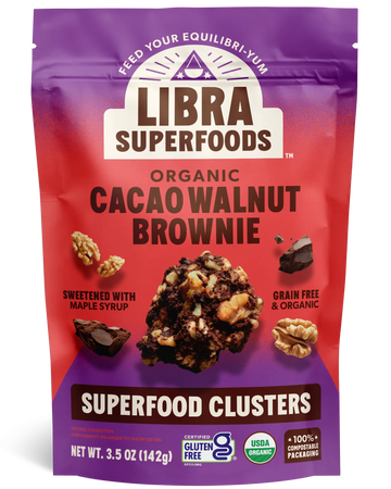 Organic Cacao Walnut Brownie