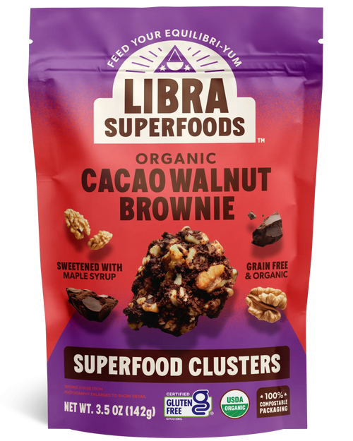 Organic Cacao Walnut Brownie